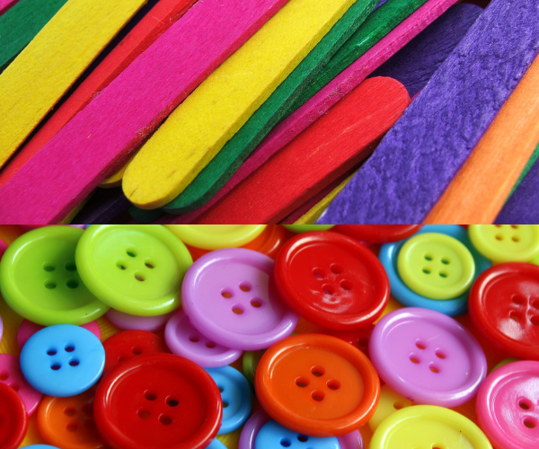 Create a button star ornament!