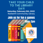 Take Your Child to the Library Day is Saturday, Feb. 5!