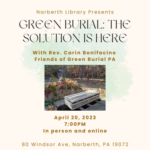 Join us for a Community Talk on Green Burial!