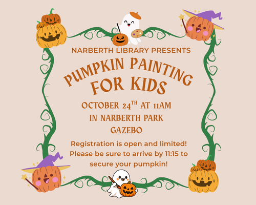 Join us for Pumpkin Painting!