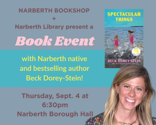 Narberth Bookshop + Narberth Library present Beck Dorey-Stein!