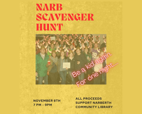 Join the Narberth Scavenger Hunt! Proceeds benefit the Library!