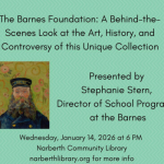 Join us for a special talk on the Barnes Foundation!
