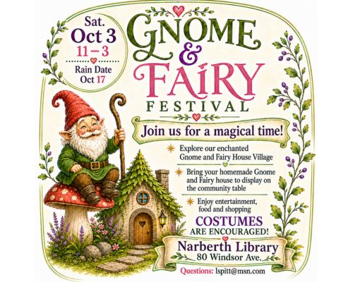 Don’t miss the Gnome and Fairy Festival!